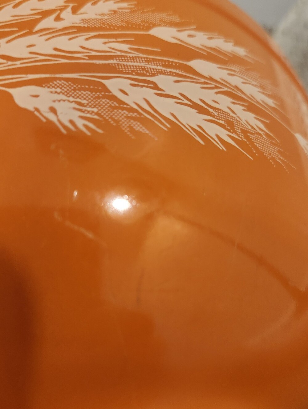 Vintage Pyrex Autumn Harvest Wheat Pattern 2.5 Quart Bowl #403 - Picture 13 of 16